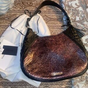 Brahmin Black and Brown shoulder Bag